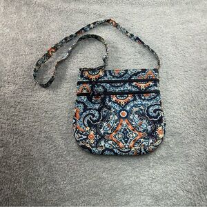Vera Bradley Marrakesh Crossbody Triple Zipper Hipster